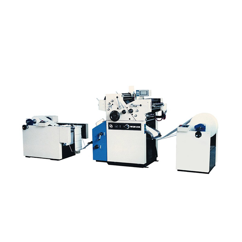 Mesin Cetak Formulir Terkomputerisasi Dua Warna 15,5 inci yang diberi makan Web